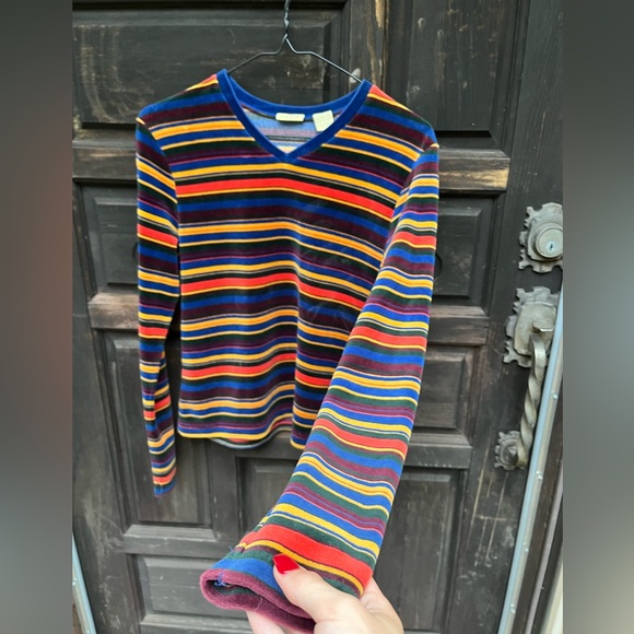 70s style Velvet Top - Picture 5 of 5